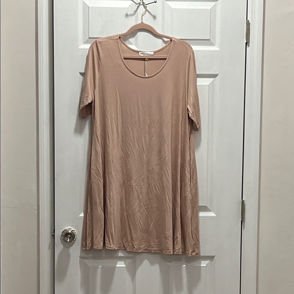 Chic blush pink Tunic Top